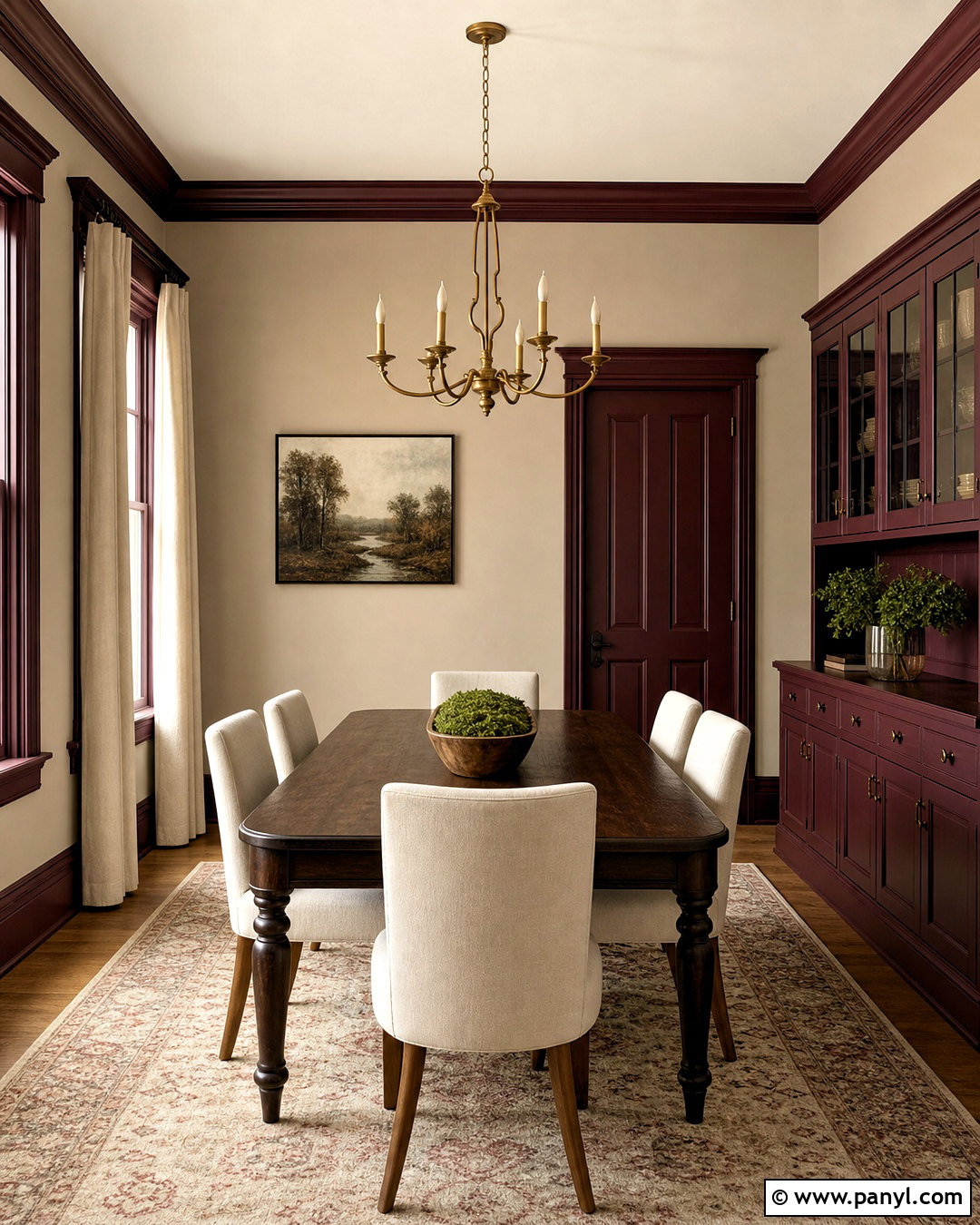Burgundy Contrast Trim - 20 contrast trim colors