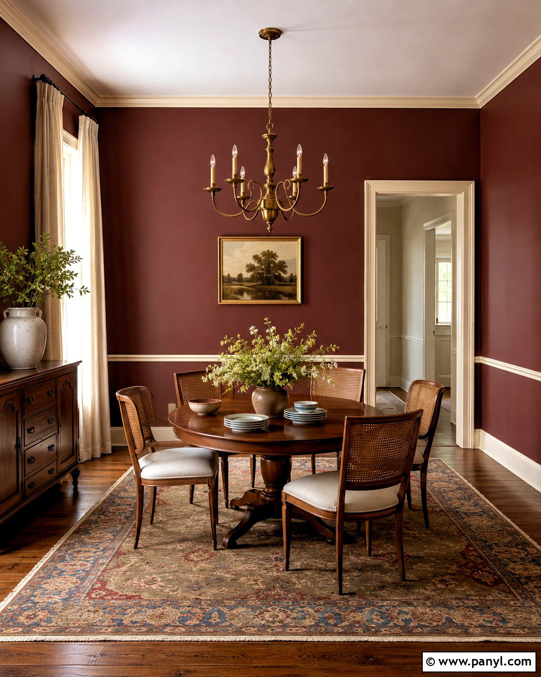 Burgundy Dining Room Paint Color - 20 paint color trends