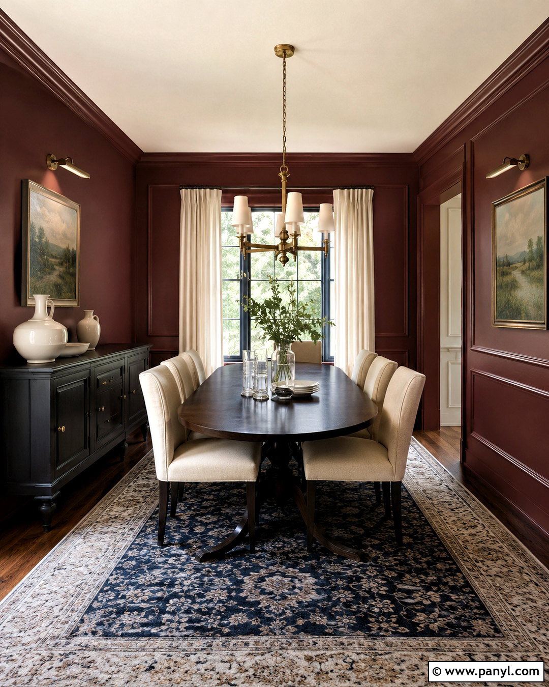 Burgundy Dining Room Paint - 20 best dining room paint colors