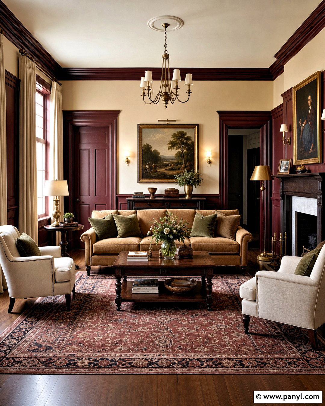 Burgundy Drawing Room Paint - 20 drawing room paint color ideas