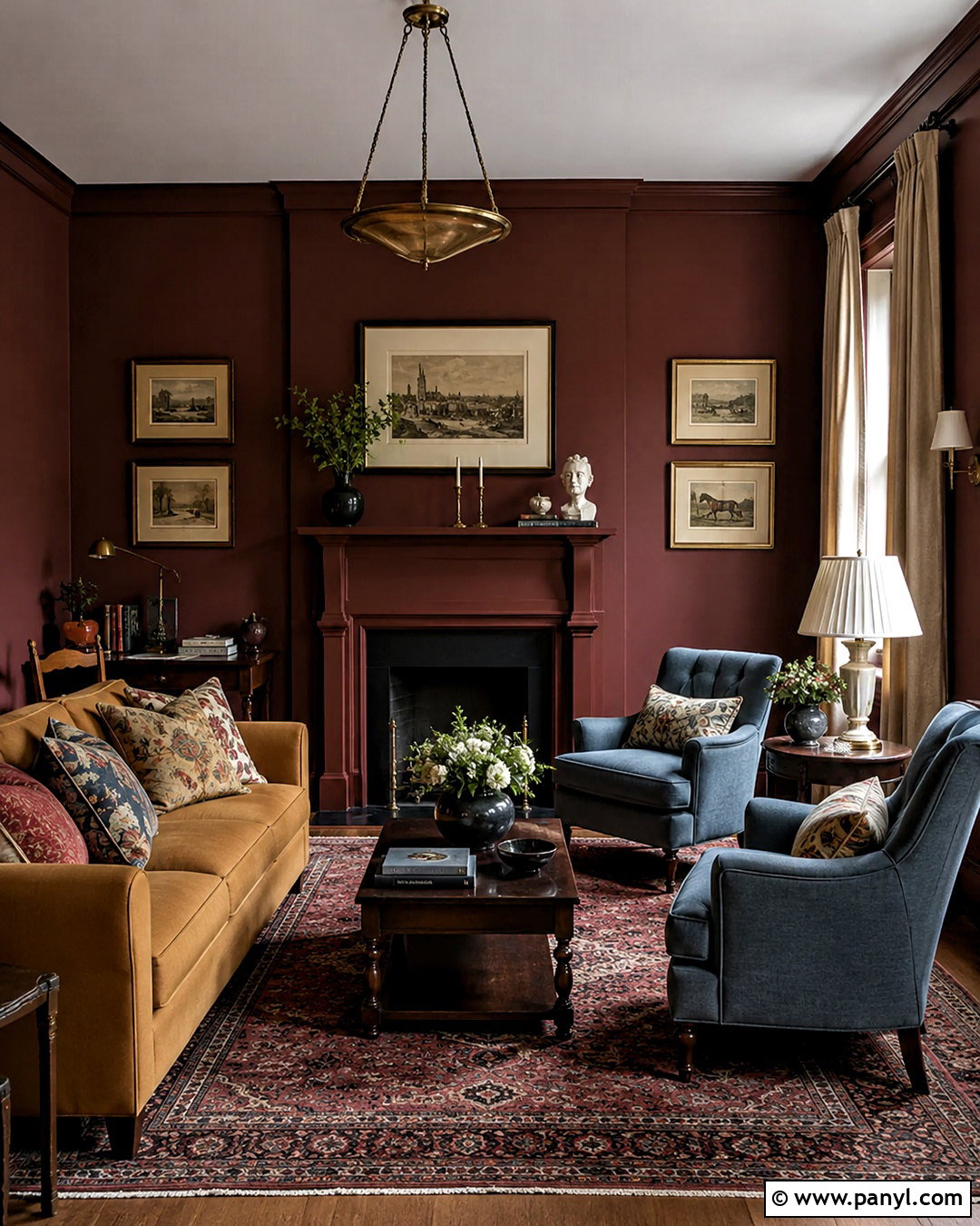 Burgundy Living Room Paint - 20 living paint color ideas