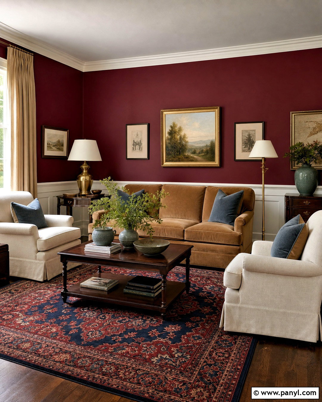 Burgundy Paint - 20 dark red paint colors