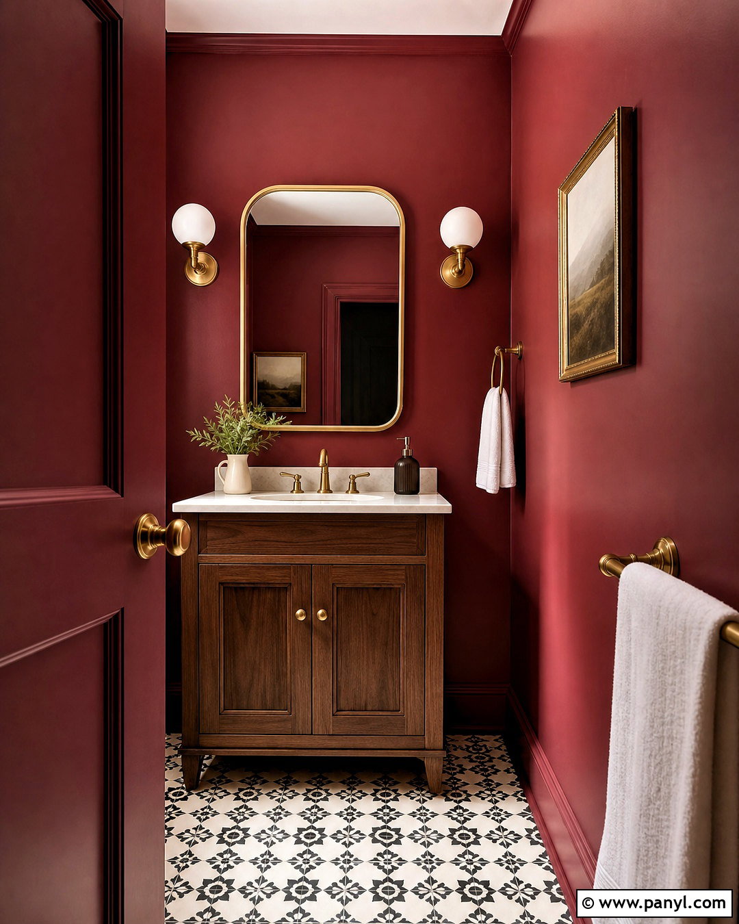 Burgundy Paint Color - 20 latest paint colors for home ideas