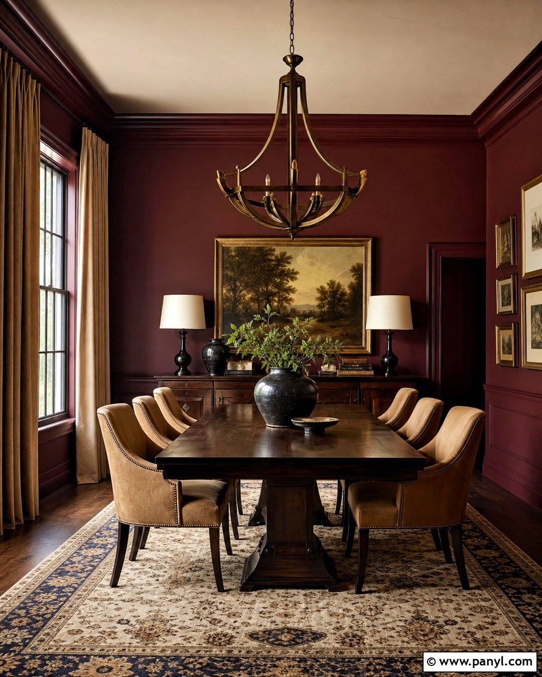 Burgundy Paint - 20 current paint trends