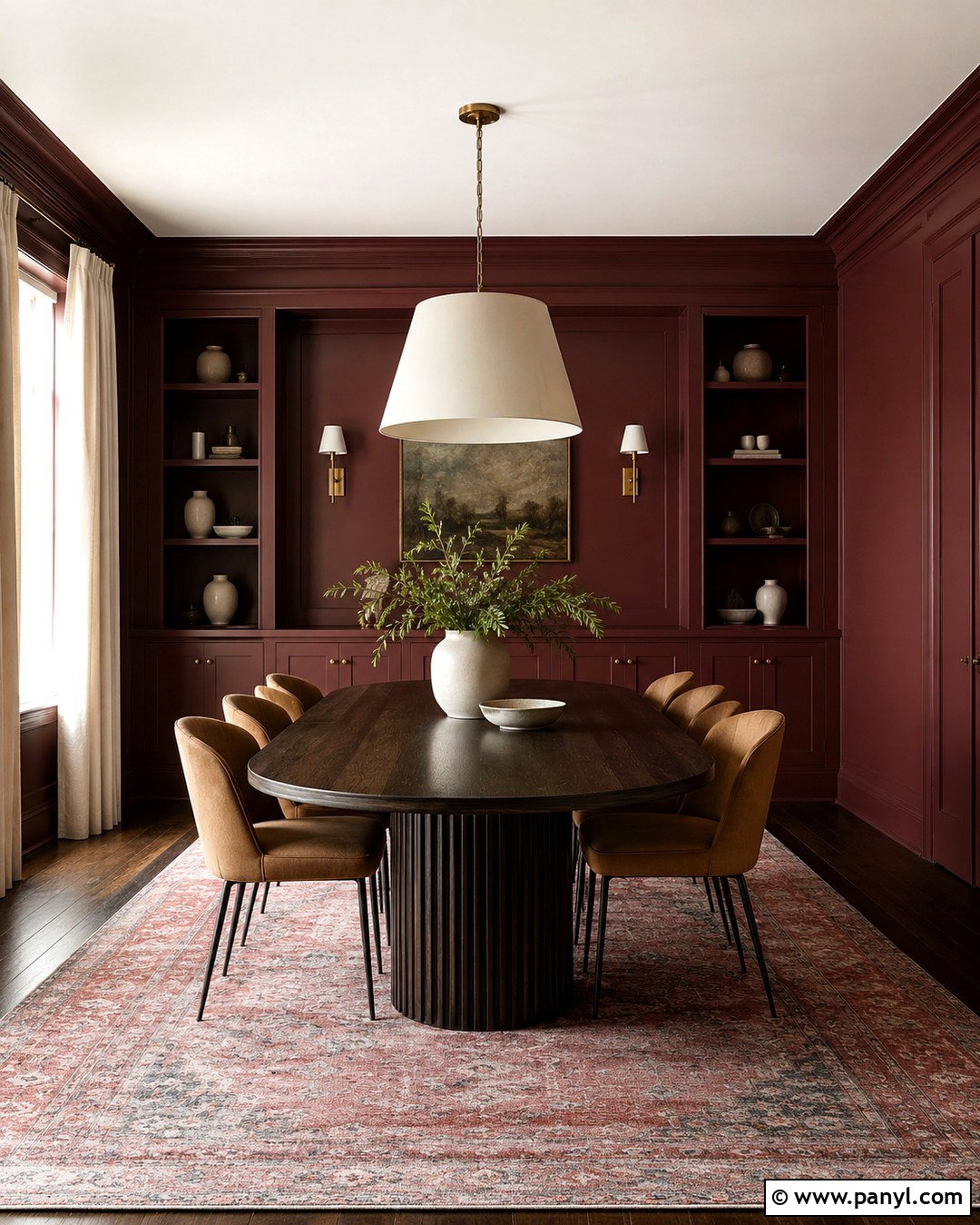 Burgundy Wall Color - 20 Trendy Wall Colors 2027