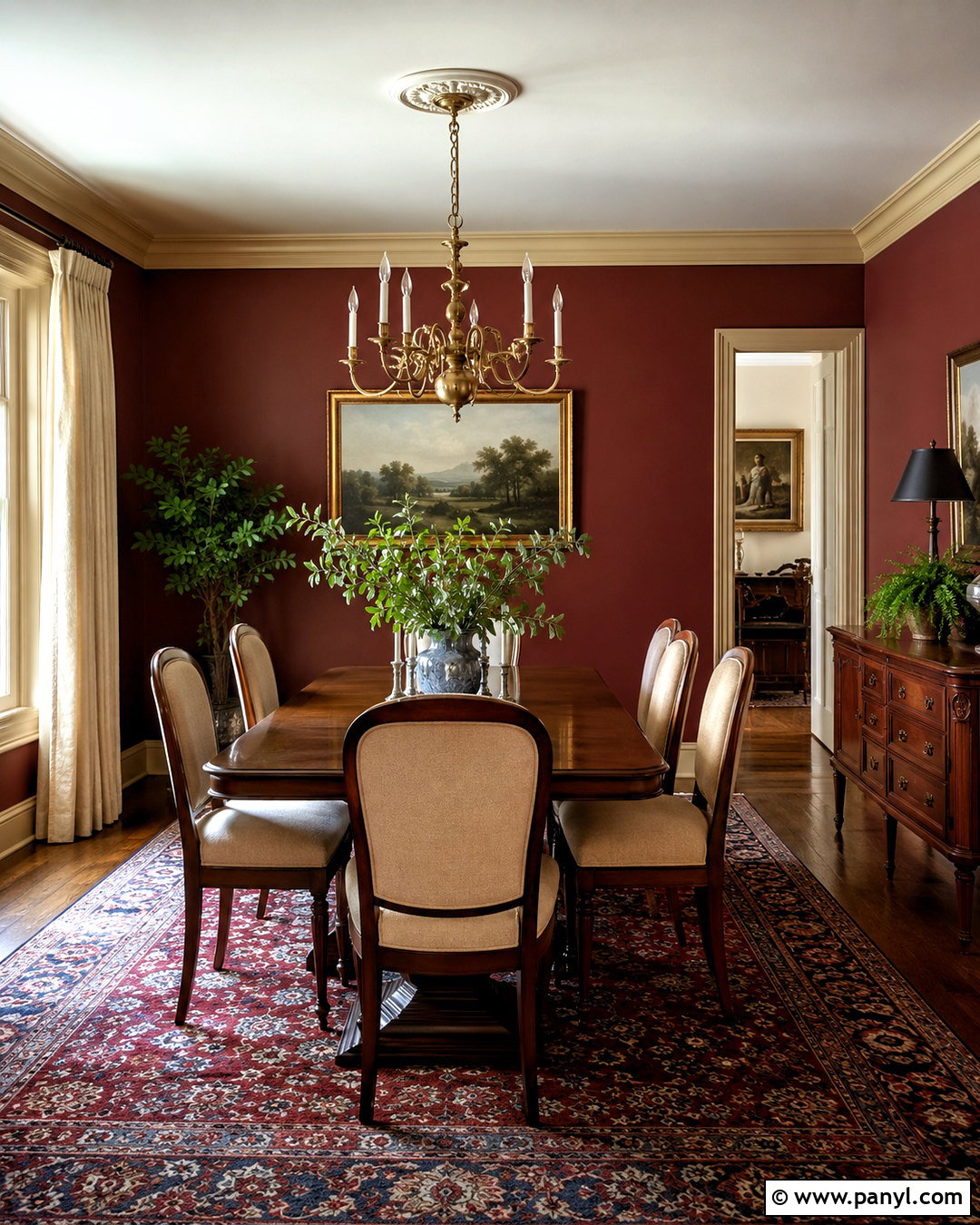 Burgundy Walls With Cream Trim - 20 Wall Colors With Cream Trim Ideas