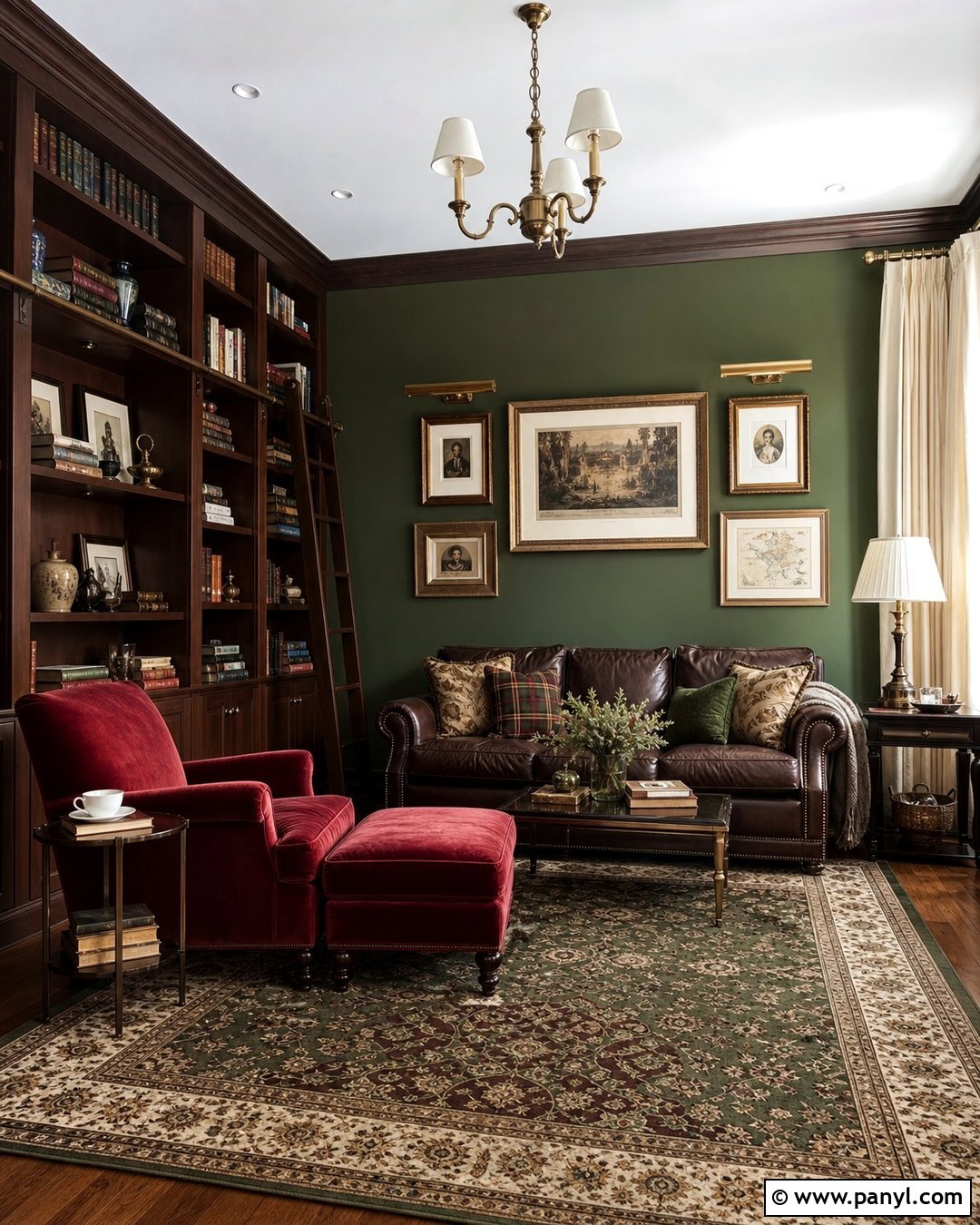 Burgundy With Olive Green Walls - 20 Colors That Go With Olive Green Walls