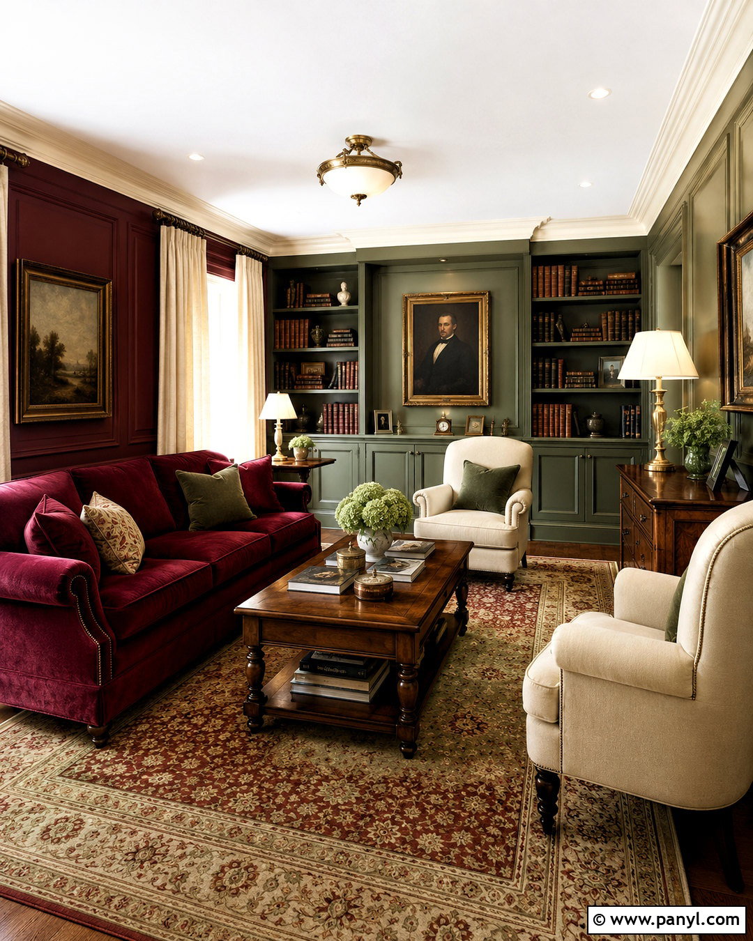 Burgundy With Sage Green Walls - 20 What Color Goes With Sage Green Walls