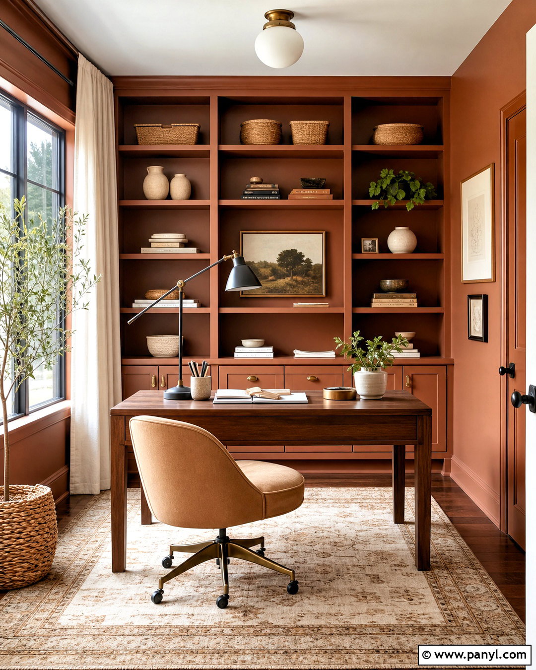 Burnt Clay Paint Color - 20 earthy paint colors