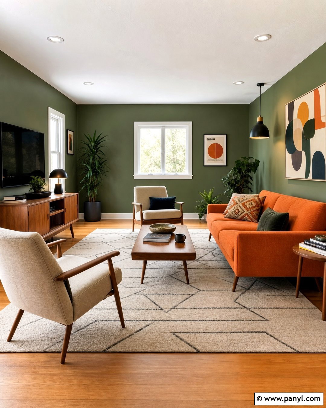 Burnt Orange Accent Color For Green Walls - 20 Accent Color For Green Walls
