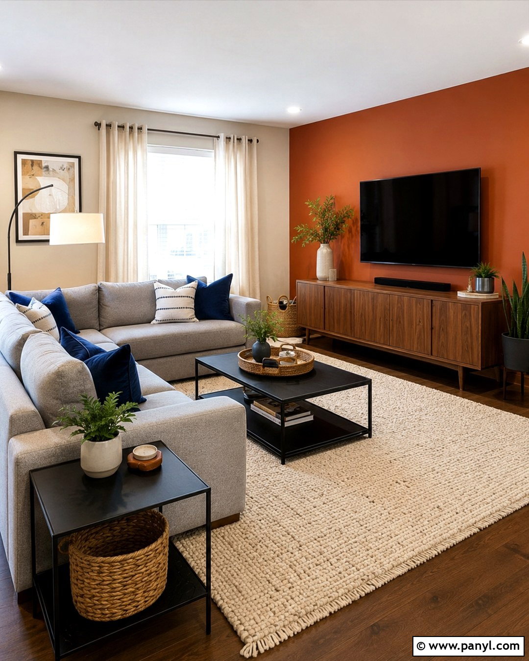 Burnt Orange Accent Wall - 20 Accent Walls Colors