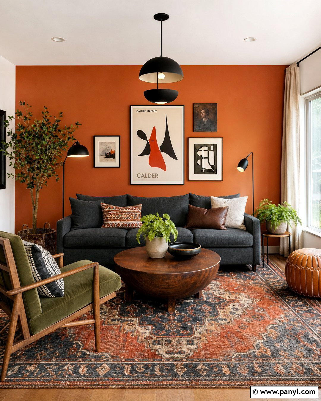 Burnt Orange Accent Wall - 20 Cool Accent Wall Colors