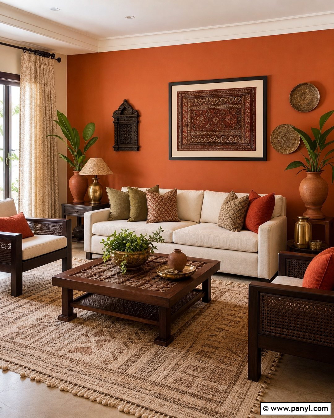 Burnt Orange And Beige Living Room Walls - 30 Colour For Living Room Wall Indian Ideas