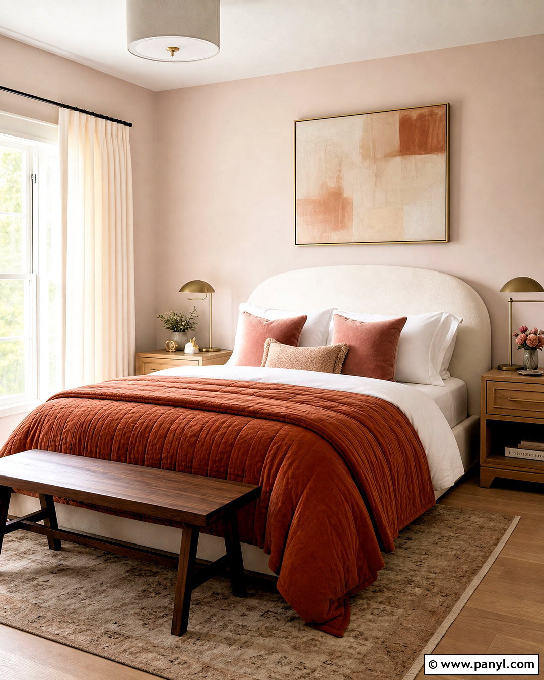 Burnt Orange And Blush Bedroom - 20 burnt orange bedroom ideas