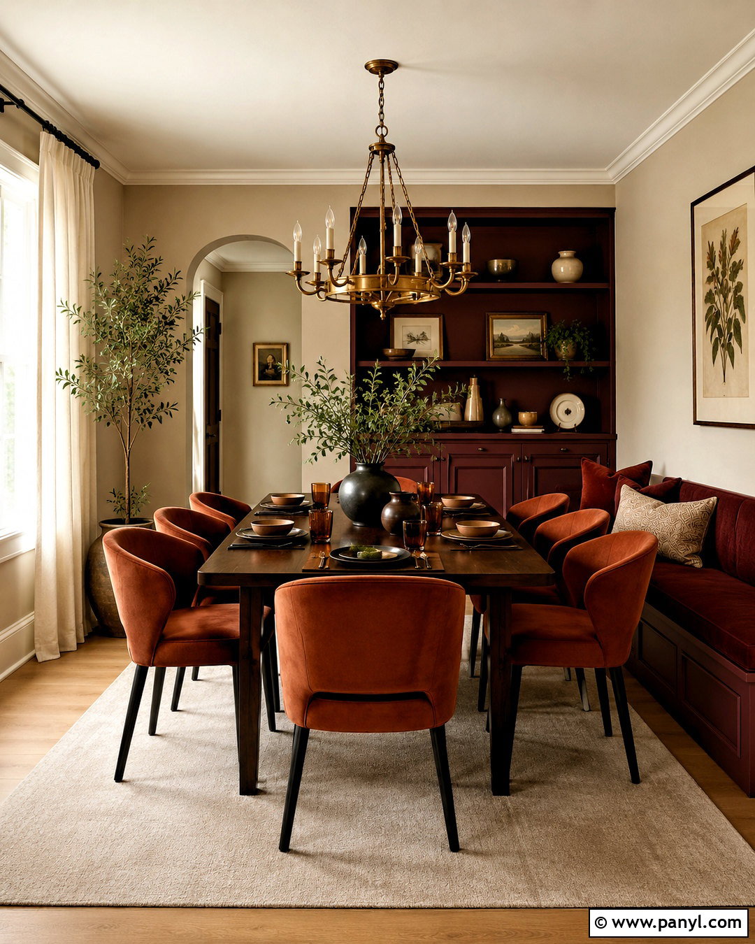 Burnt Orange And Burgundy Dining Room - 20 burnt orange color scheme ideas