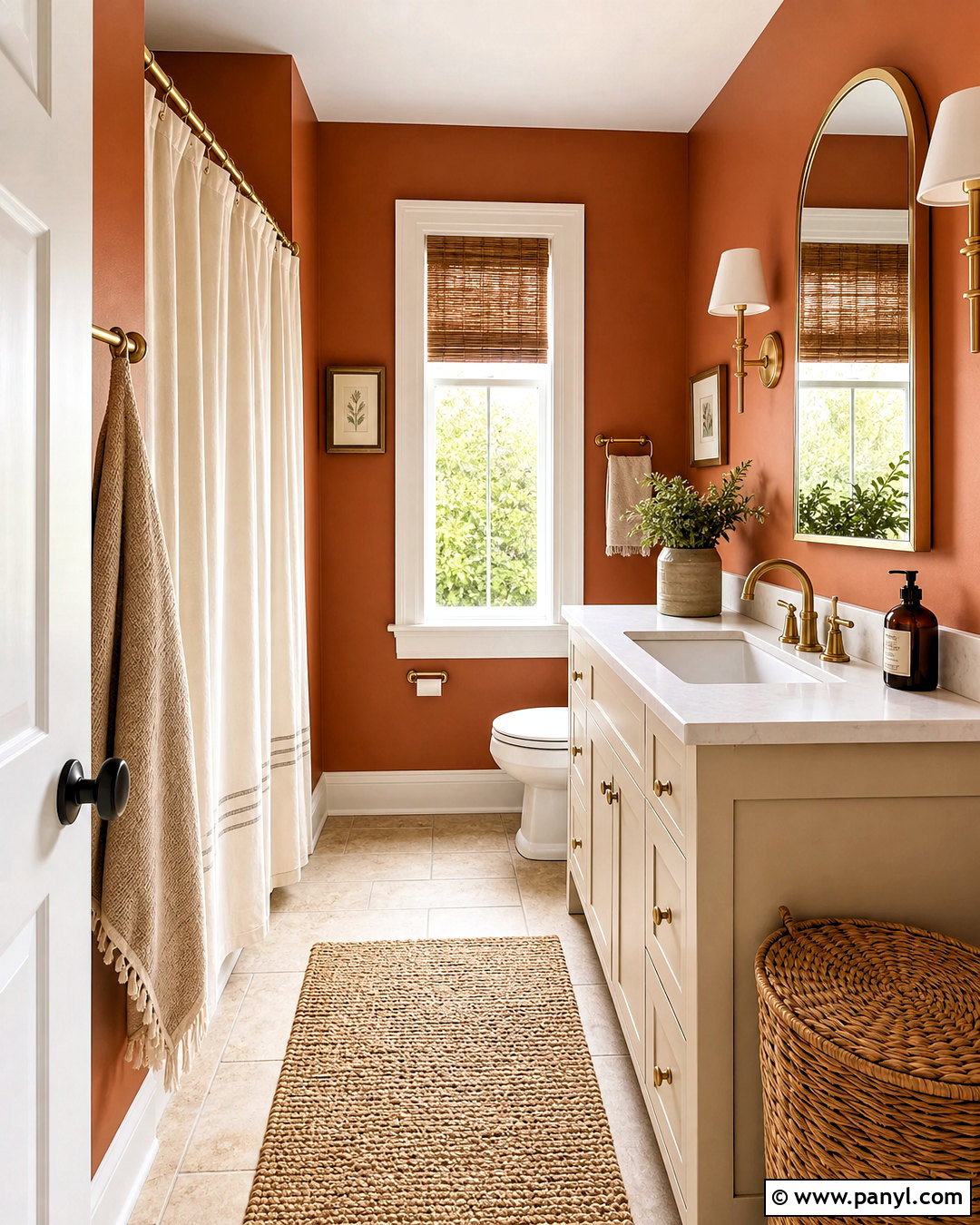 Burnt Orange And Cream Bathroom - 20 burnt orange bathroom ideas