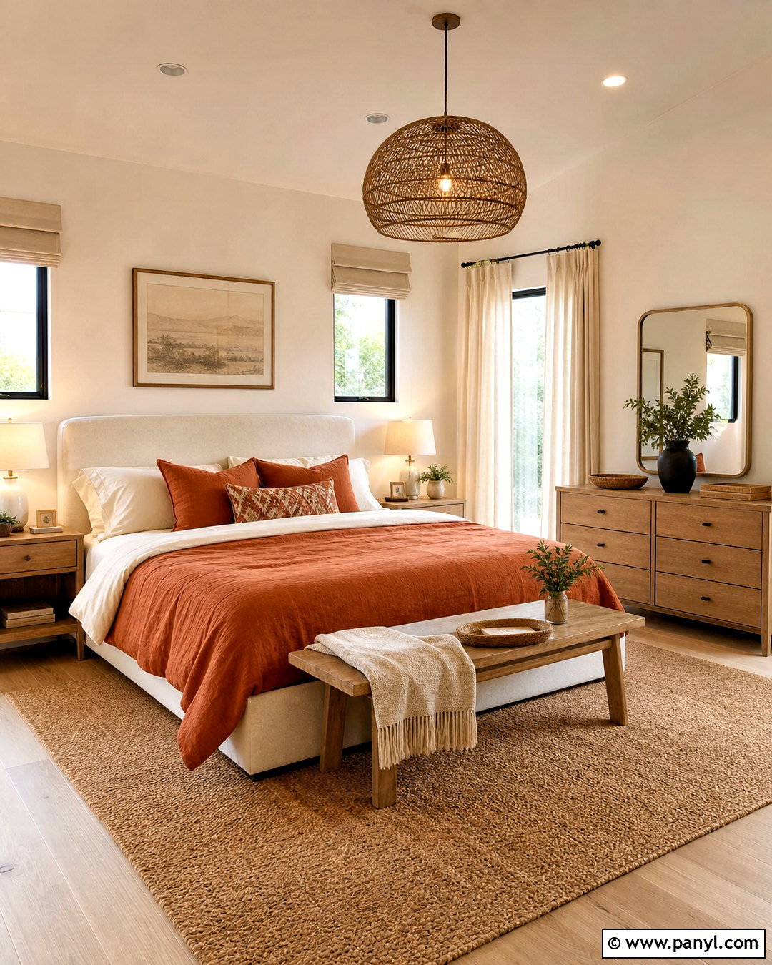 Burnt Orange And Cream Bedroom - 20 burnt orange bedroom ideas