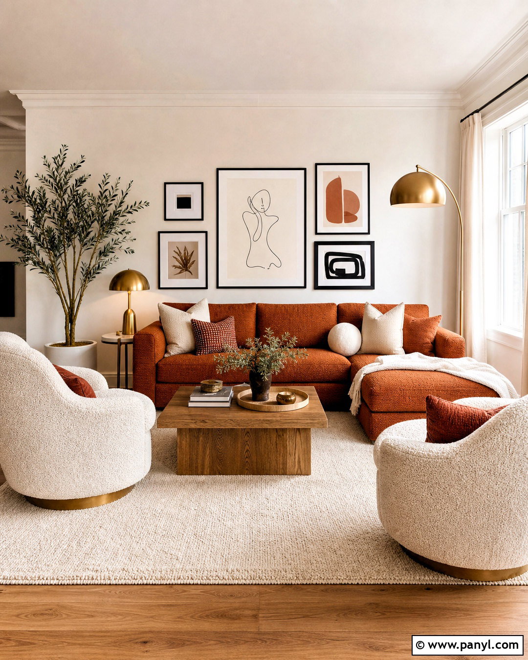 Burnt Orange And Cream Living Room - 20 burnt orange interior ideas
