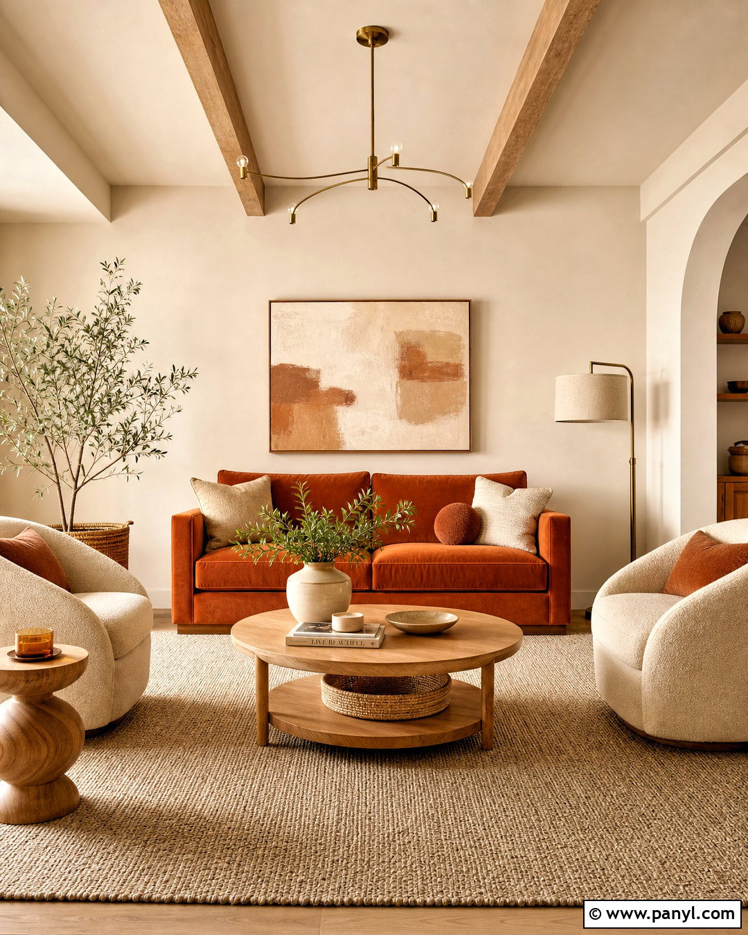 Burnt Orange And Cream Living Room - 20 burnt orange color palette ideas