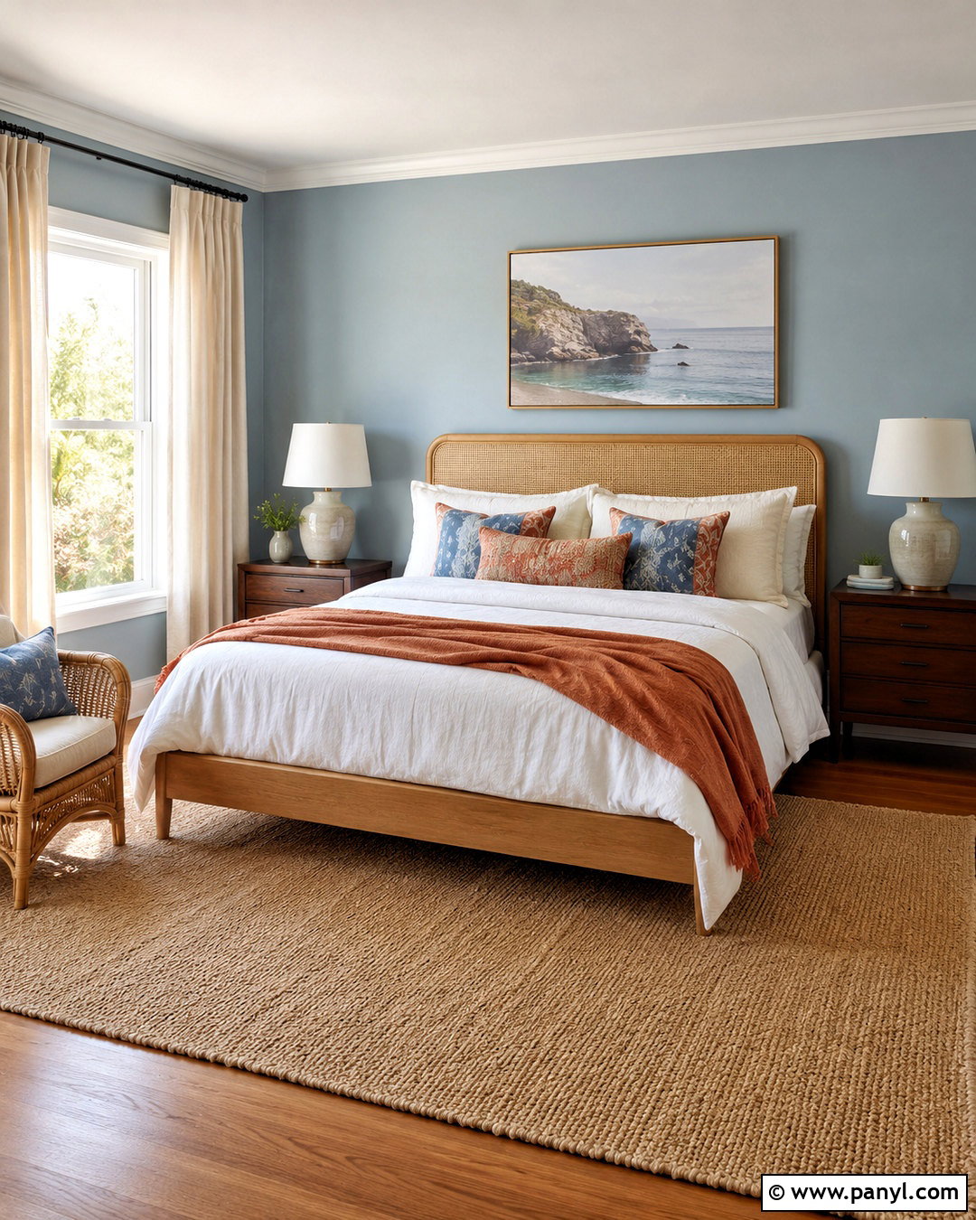 Burnt Orange And Dusty Blue Bedroom - 20 burnt orange color scheme ideas
