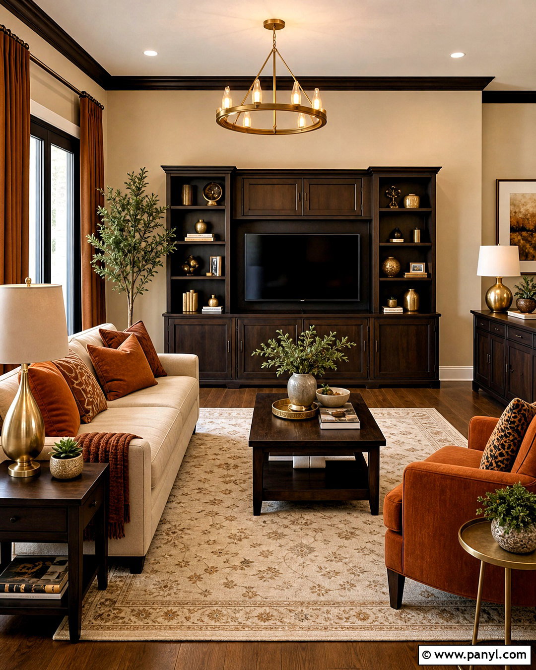 Burnt Orange And Espresso Wood Wooden Color Combination - 20 wooden colour combination ideas