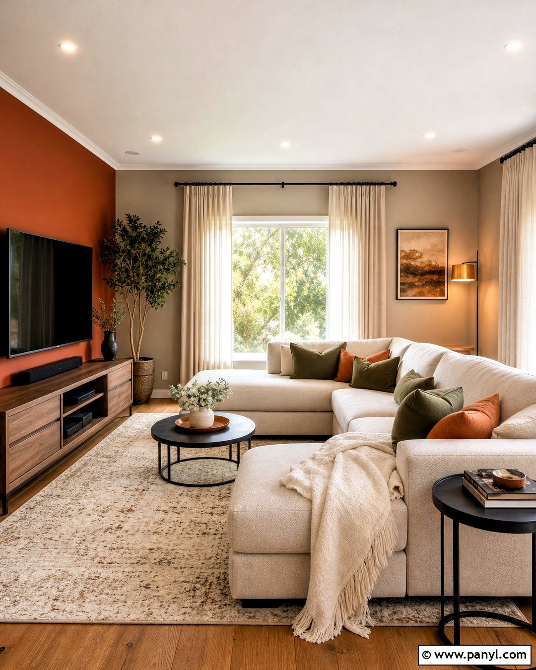 Burnt Orange And Greige Walls - 20 best colour combinations for walls
