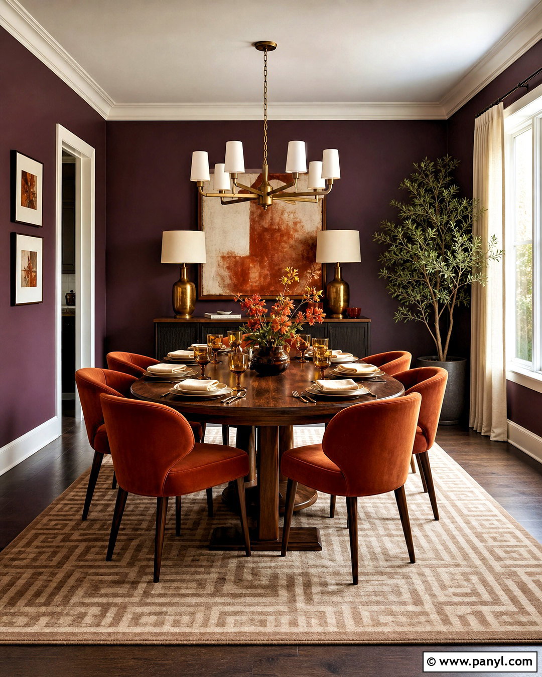 Burnt Orange And Plum Dining Room - 20 burnt orange color palette ideas