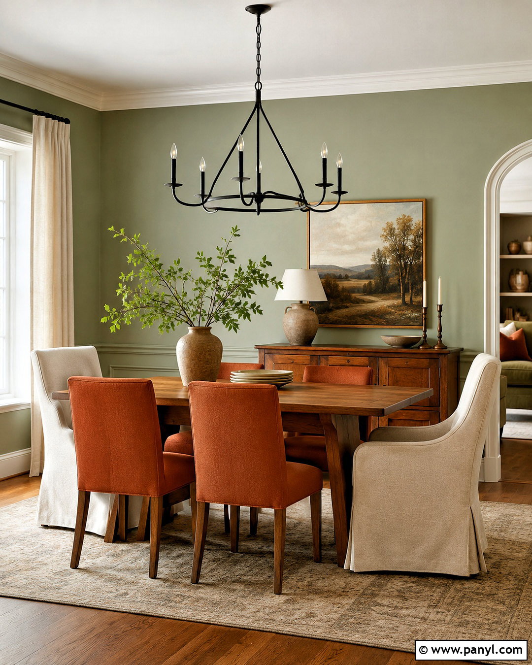 Burnt Orange And Sage Green Dining Room - 20 burnt orange color scheme ideas