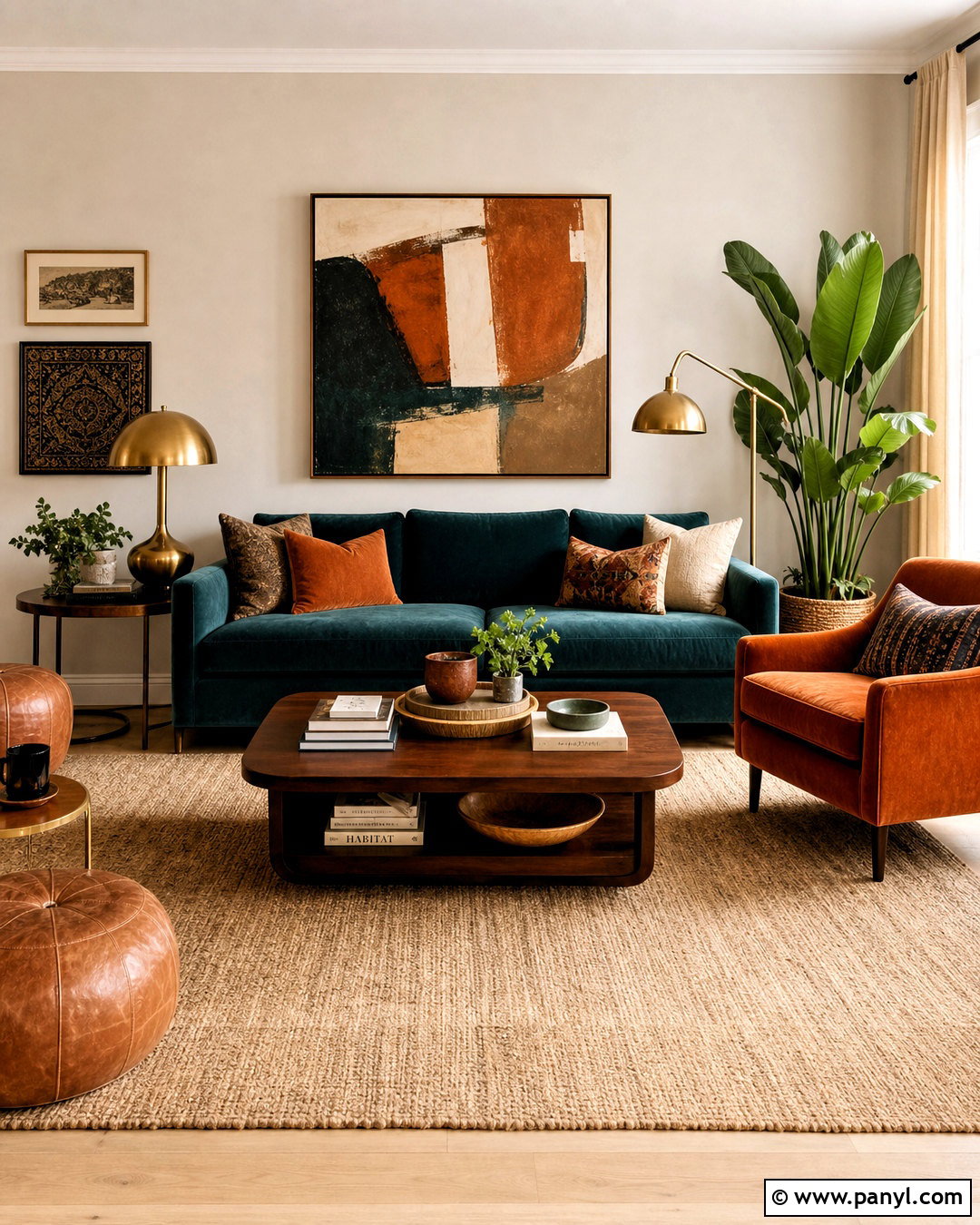 Burnt Orange And Teal Living Room - 20 burnt orange color palette ideas