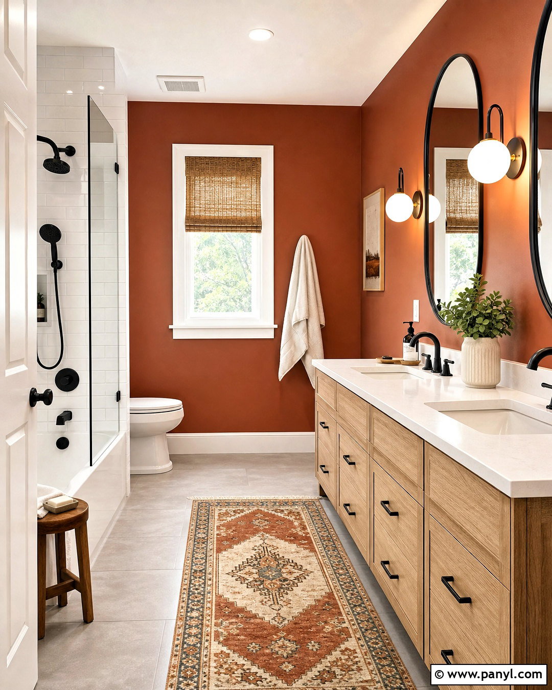 Burnt Orange And White Bathroom - 20 burnt orange bathroom ideas
