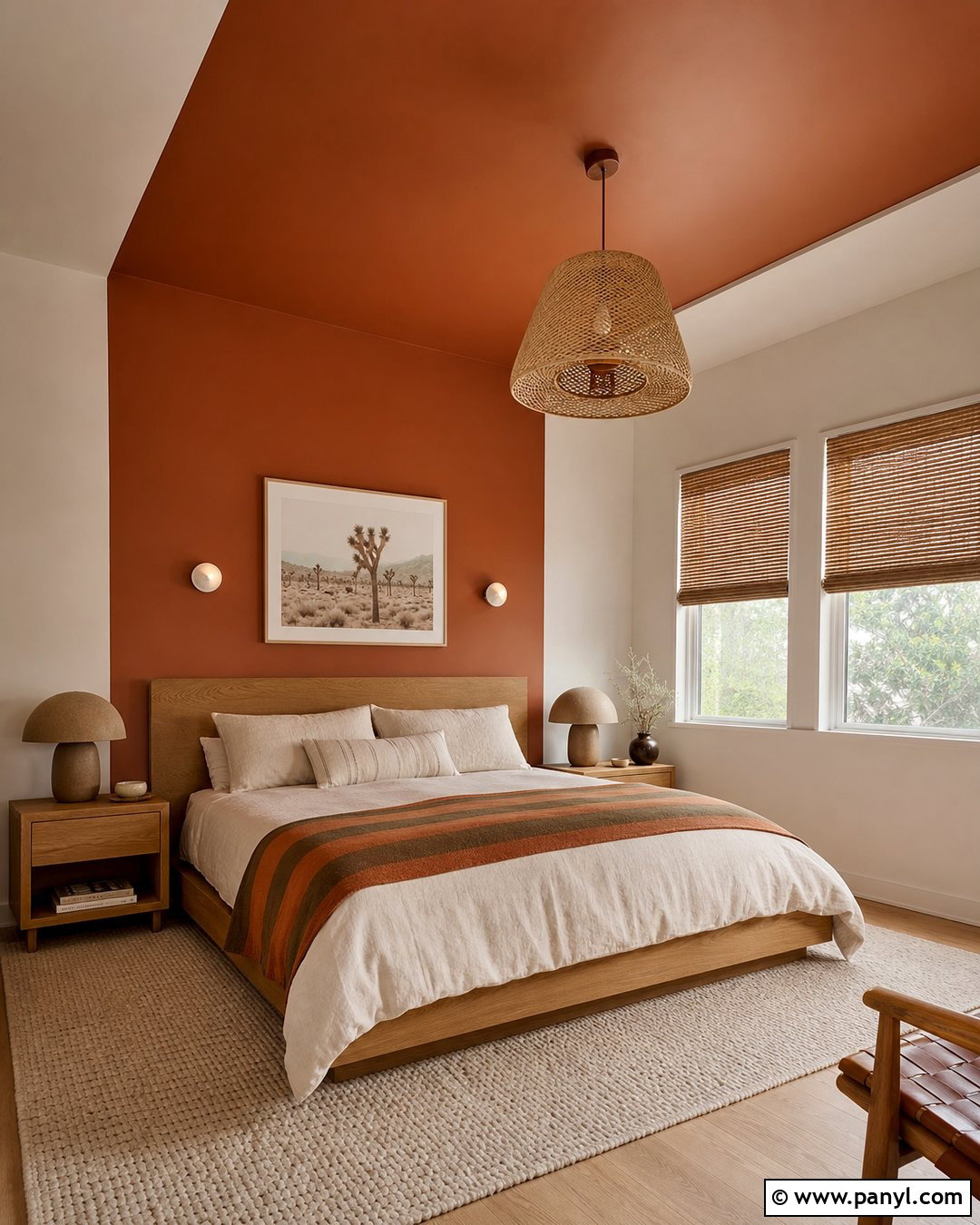 Burnt Orange Bedroom Wall Paint - 20 Retro 70S Wall Paint Ideas