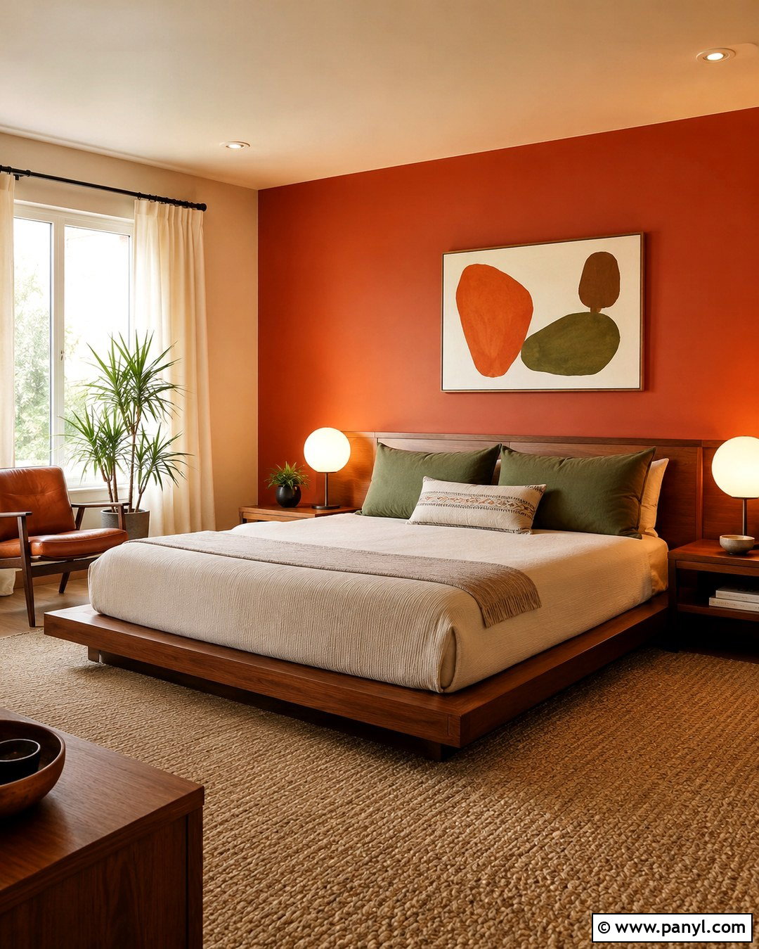 Burnt Orange Bedroom Walls - 20 70S Wall Paint Colors