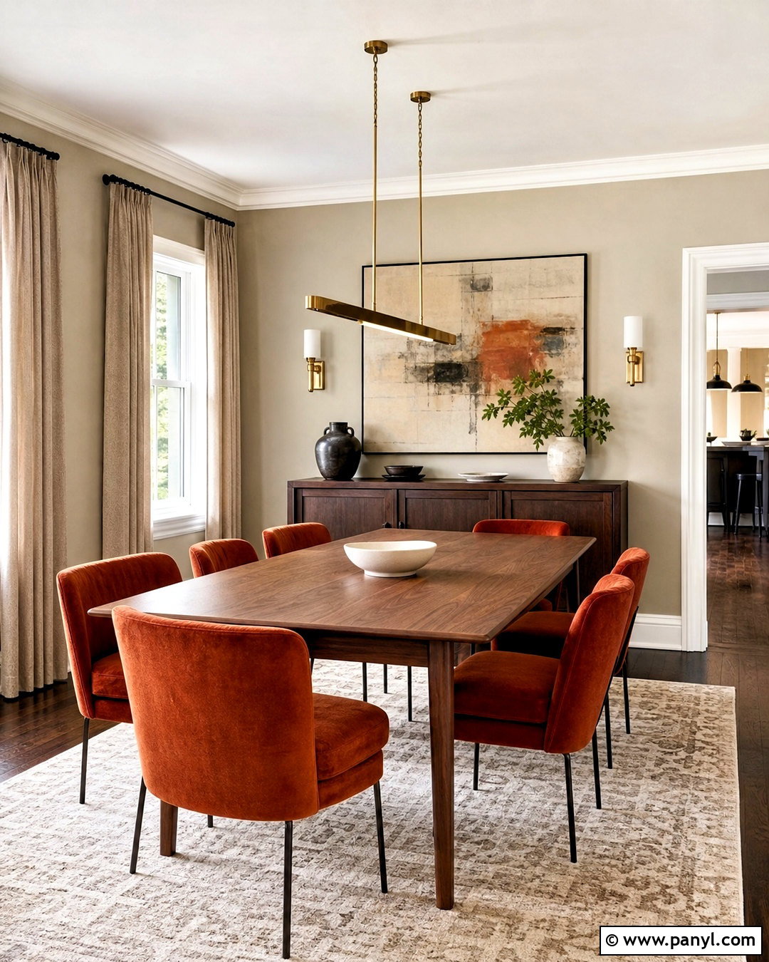 Burnt Orange Dining Chairs - 20 burnt orange interior ideas