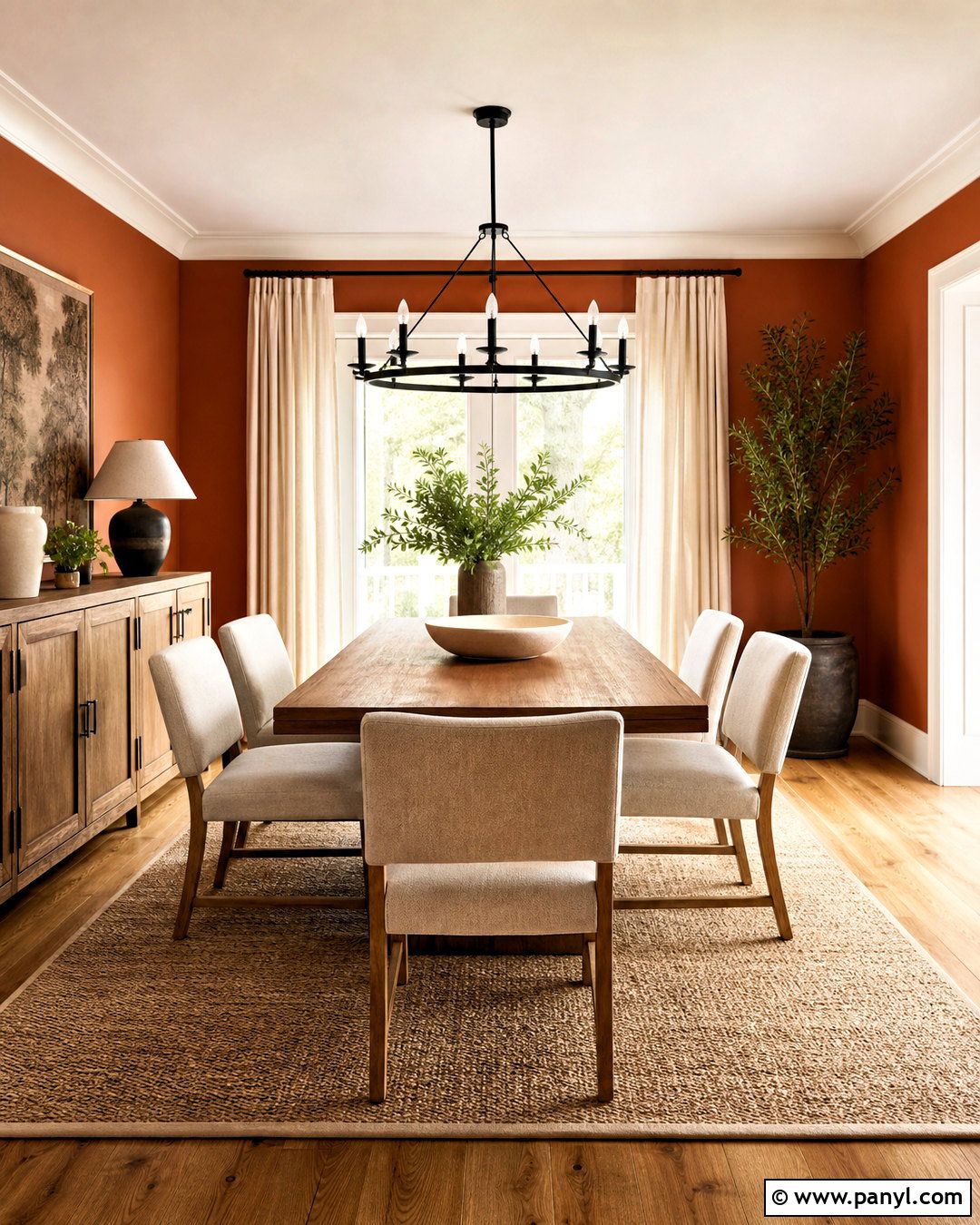 Burnt Orange Dining Room - 20 burnt orange interior ideas