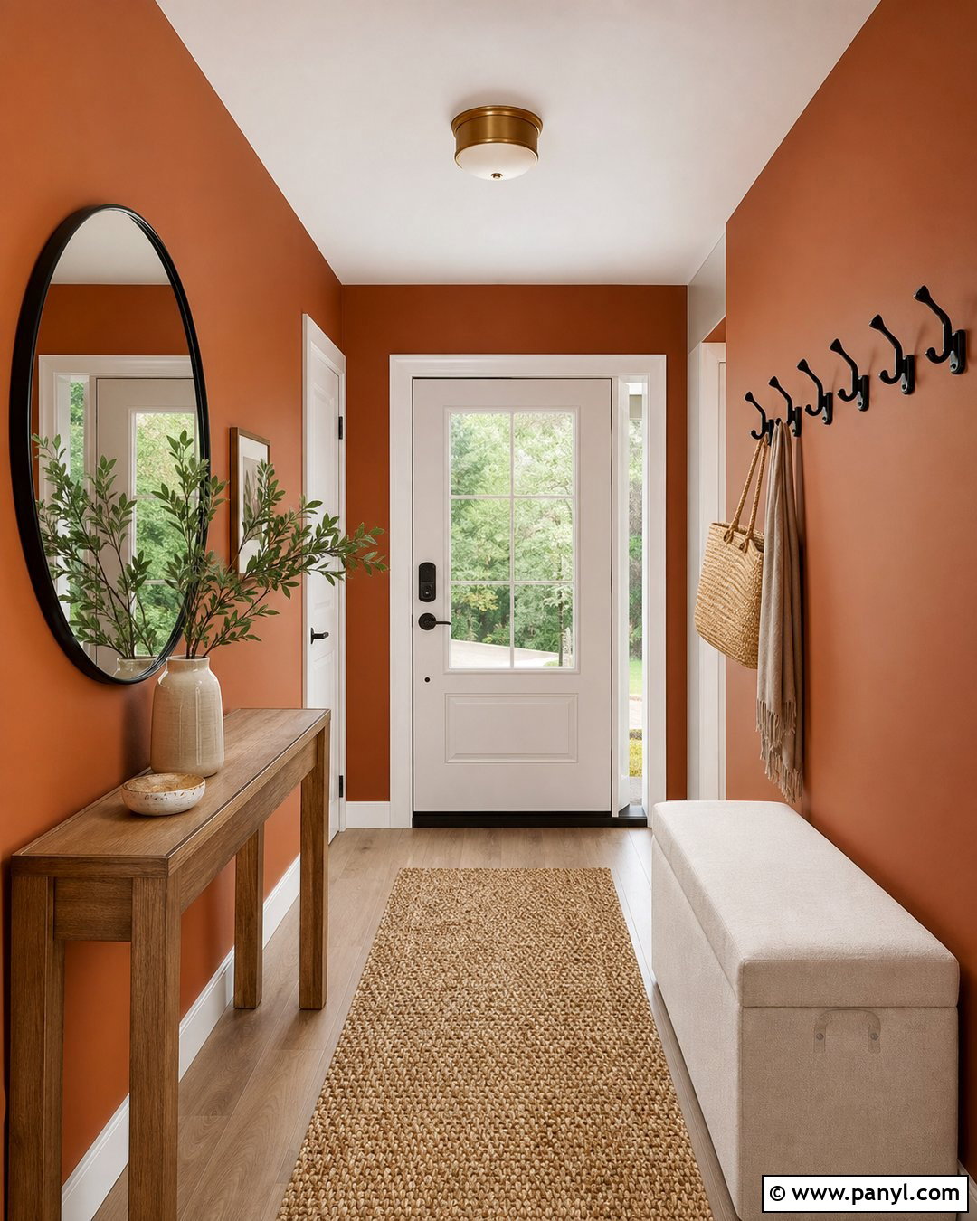 Burnt Orange Entryway Walls - 35 burnt orange walls