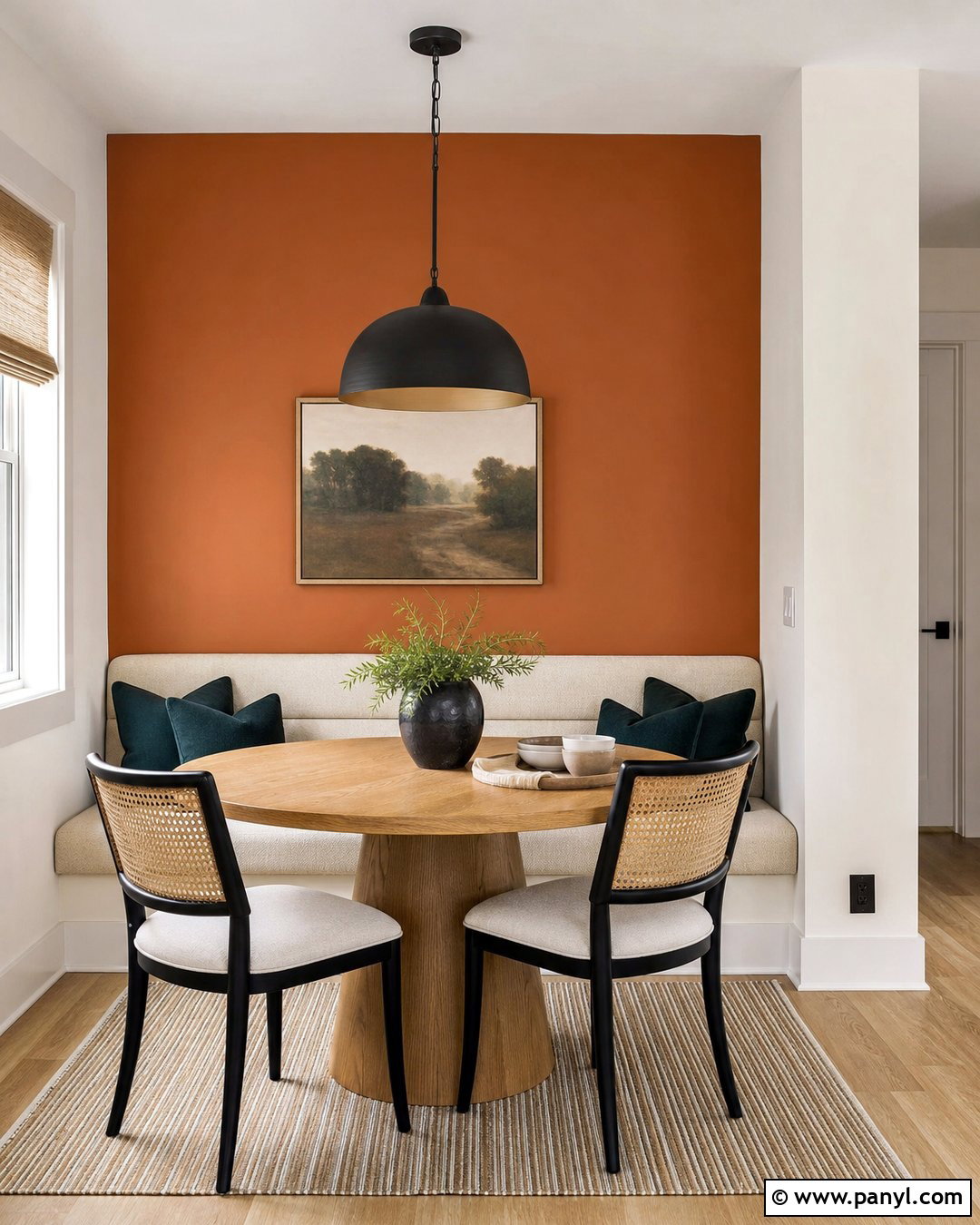 Burnt Orange Feature Wall - 30 Feature Wall Colours