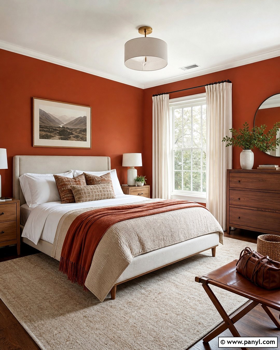 Burnt Orange Guest Room Walls - 35 burnt orange walls