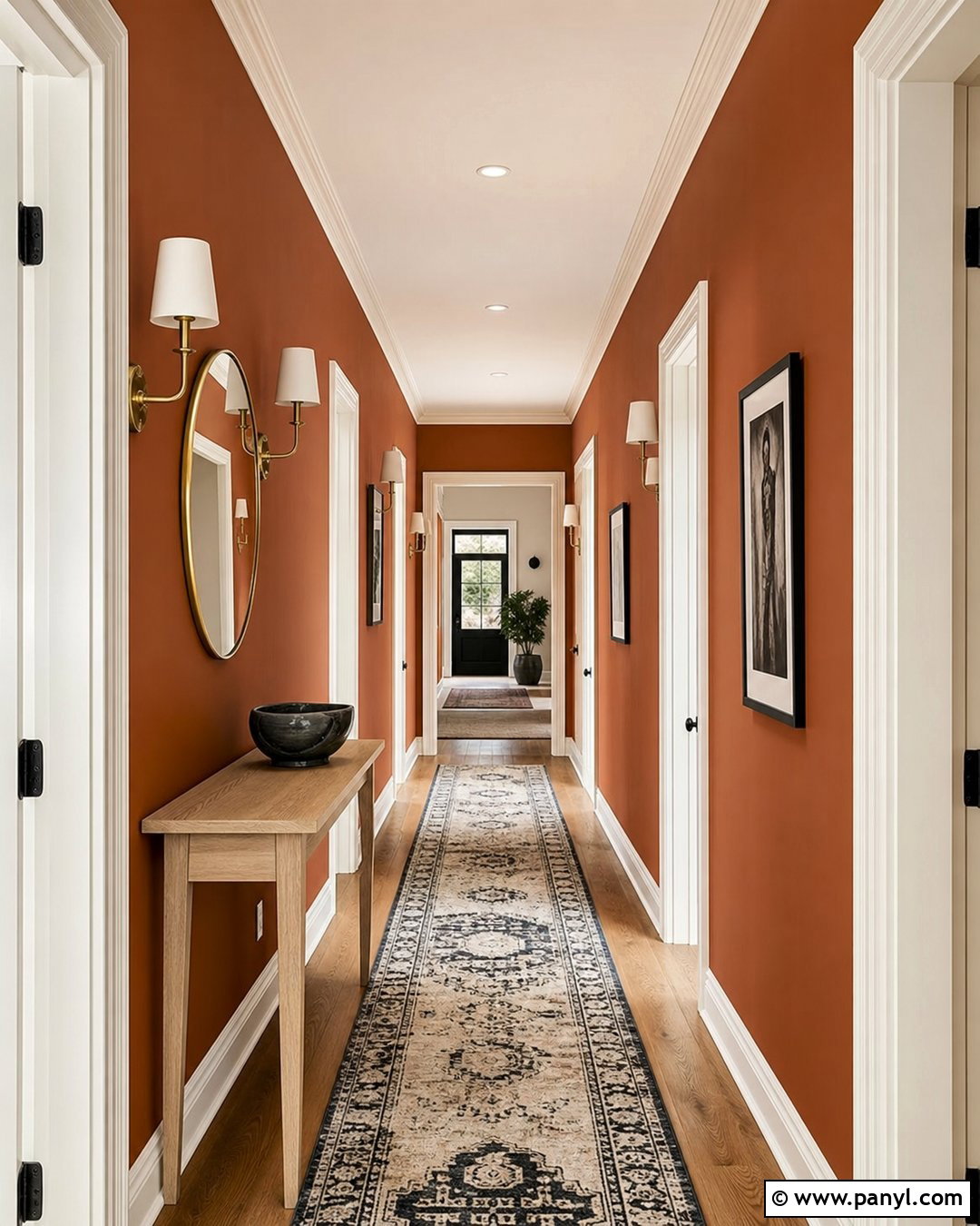 Burnt Orange Hallway Walls - 35 burnt orange walls