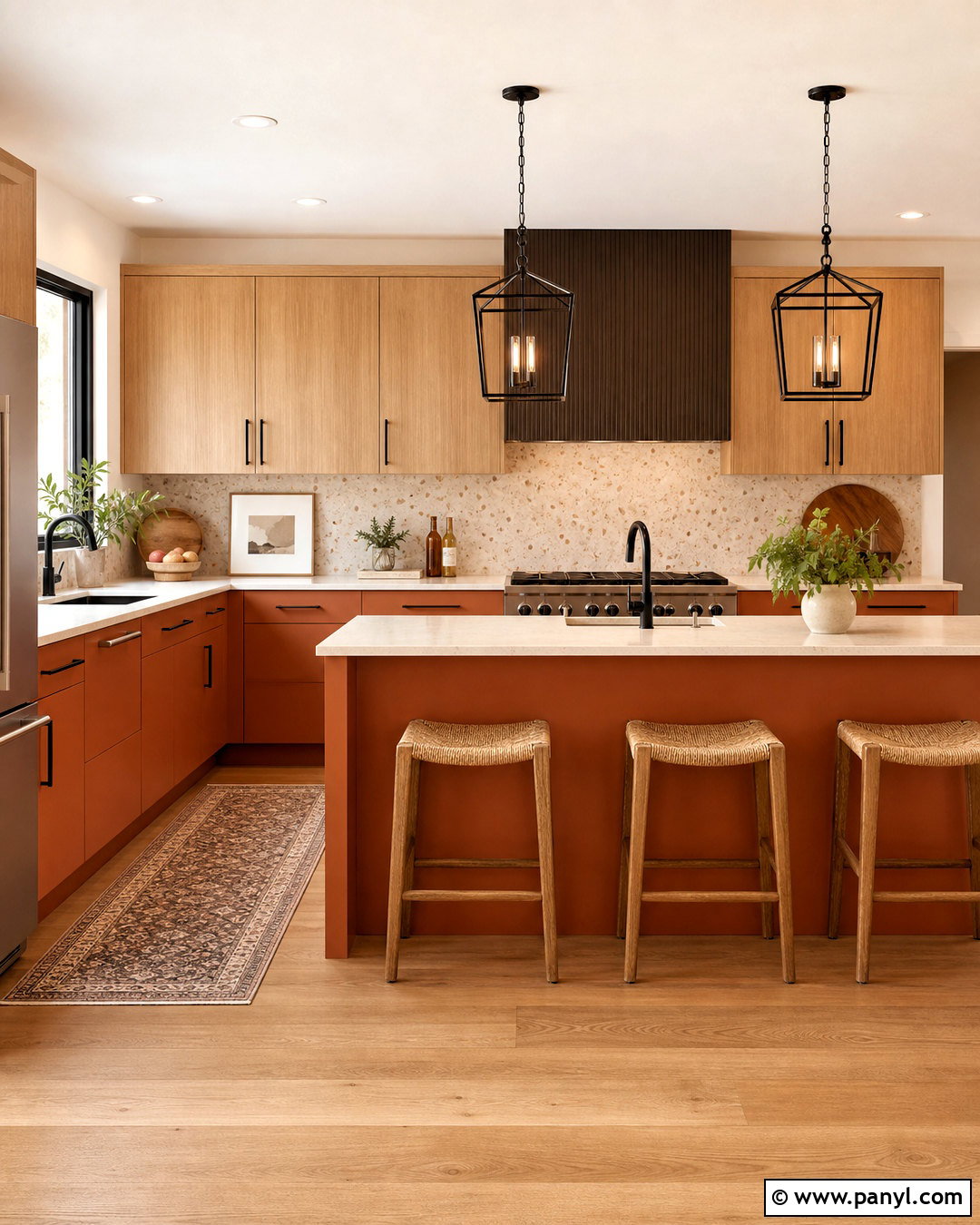 Burnt Orange Kitchen - 20 bold kitchen colors