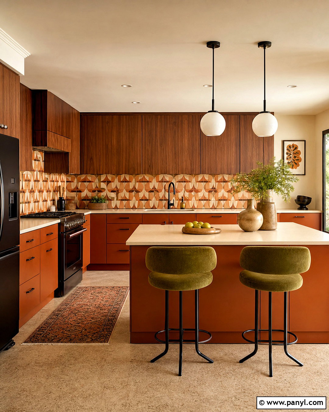 Burnt Orange Kitchen - 20 vibrant kitchen ideas