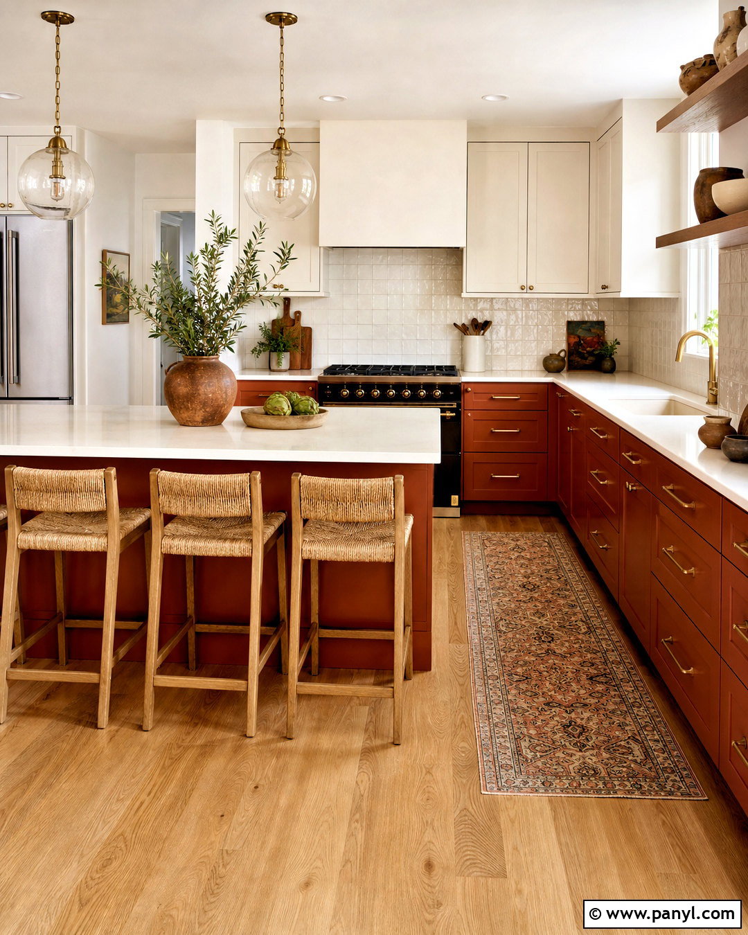 Burnt Orange Kitchen Cabinets - 20 burnt orange interior ideas