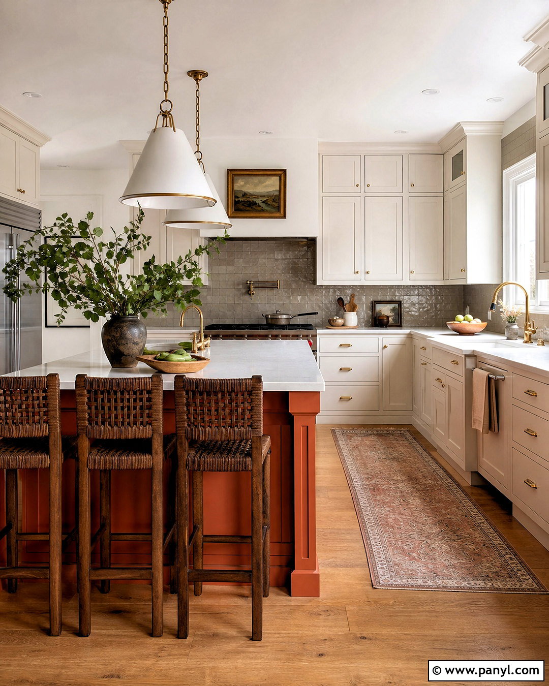 Burnt Orange Kitchen Island - 20 burnt orange interior ideas