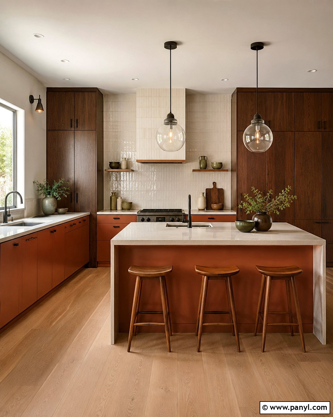Burnt Orange Kitchen - 20 Rich Kitchen Colors