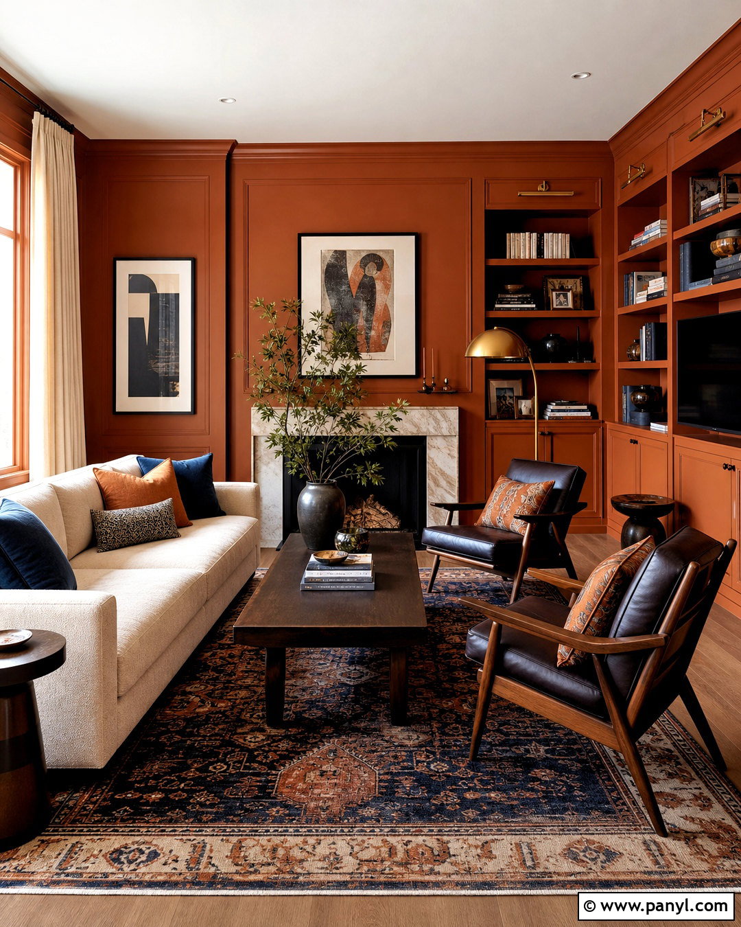 20 Warm Living Room Colors for a Truly Cozy, Polished Space