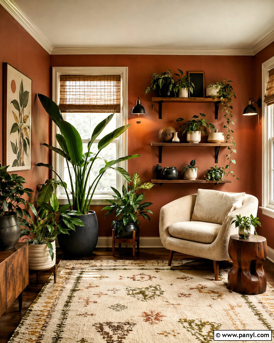 Burnt Orange Plant Room - 20 Wall Colors For Plant Room Ideas
