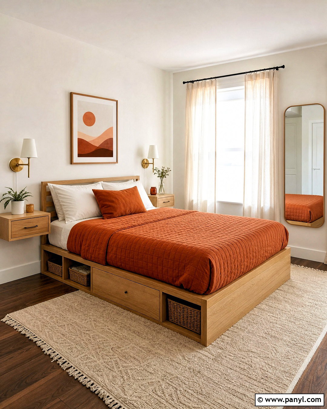 Burnt Orange Small Bedroom - 20 burnt orange bedroom ideas