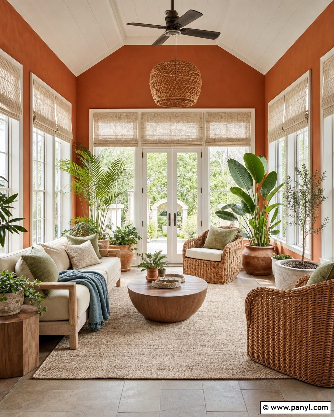 Burnt Orange Sunroom Walls - 35 burnt orange walls