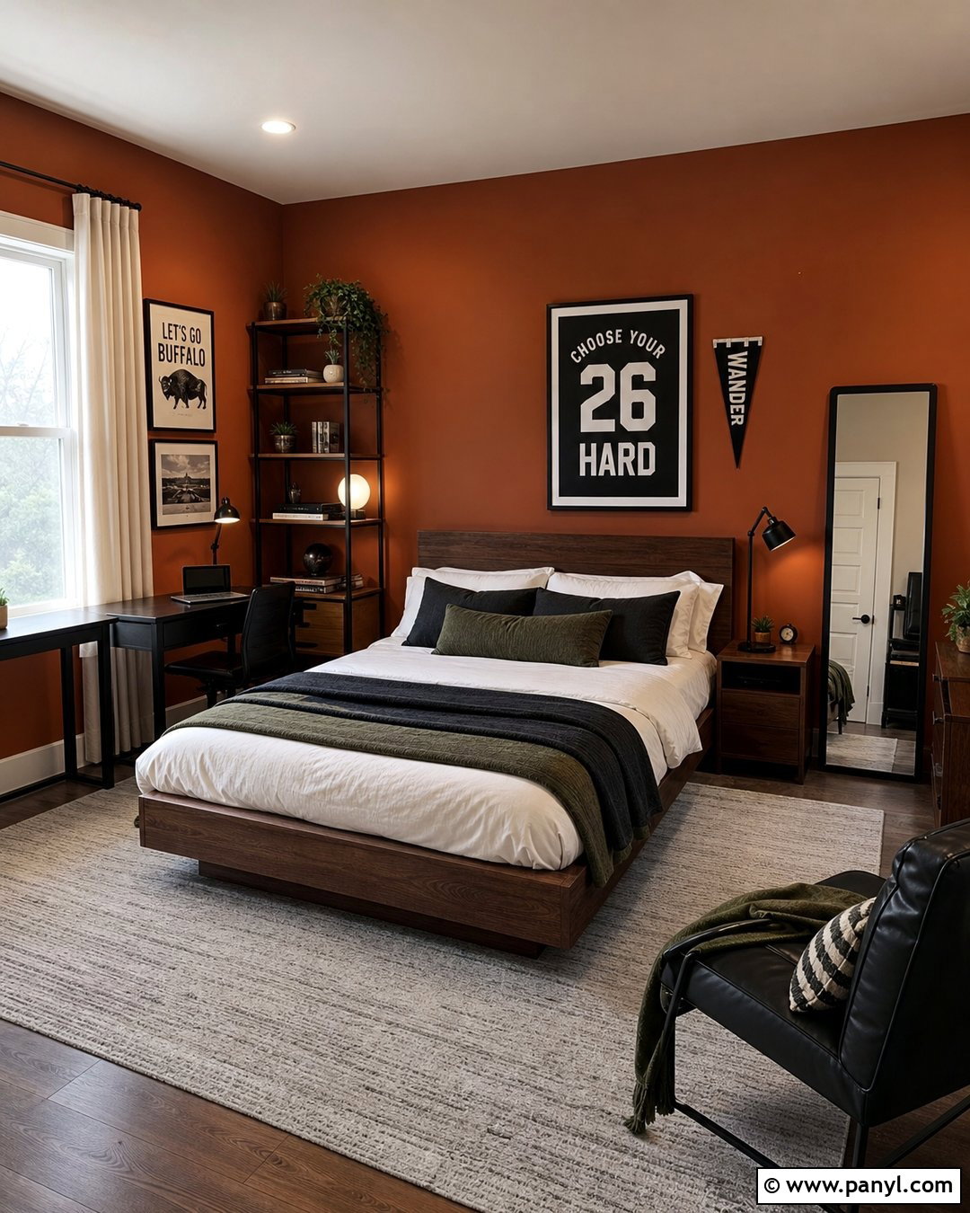 Burnt Orange Teen Bedroom Walls - 35 burnt orange walls