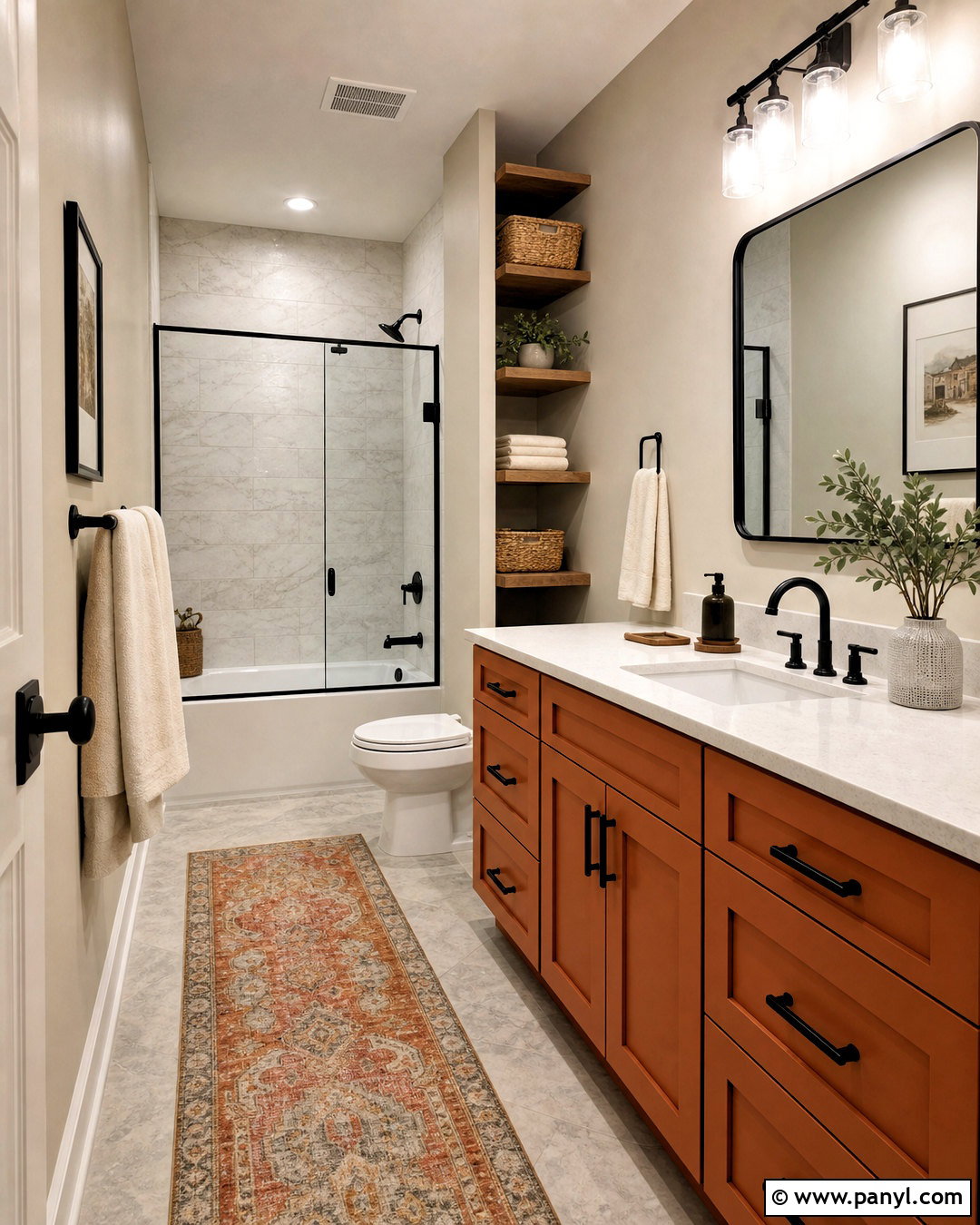 Burnt Orange Vanity Bathroom - 20 burnt orange bathroom ideas