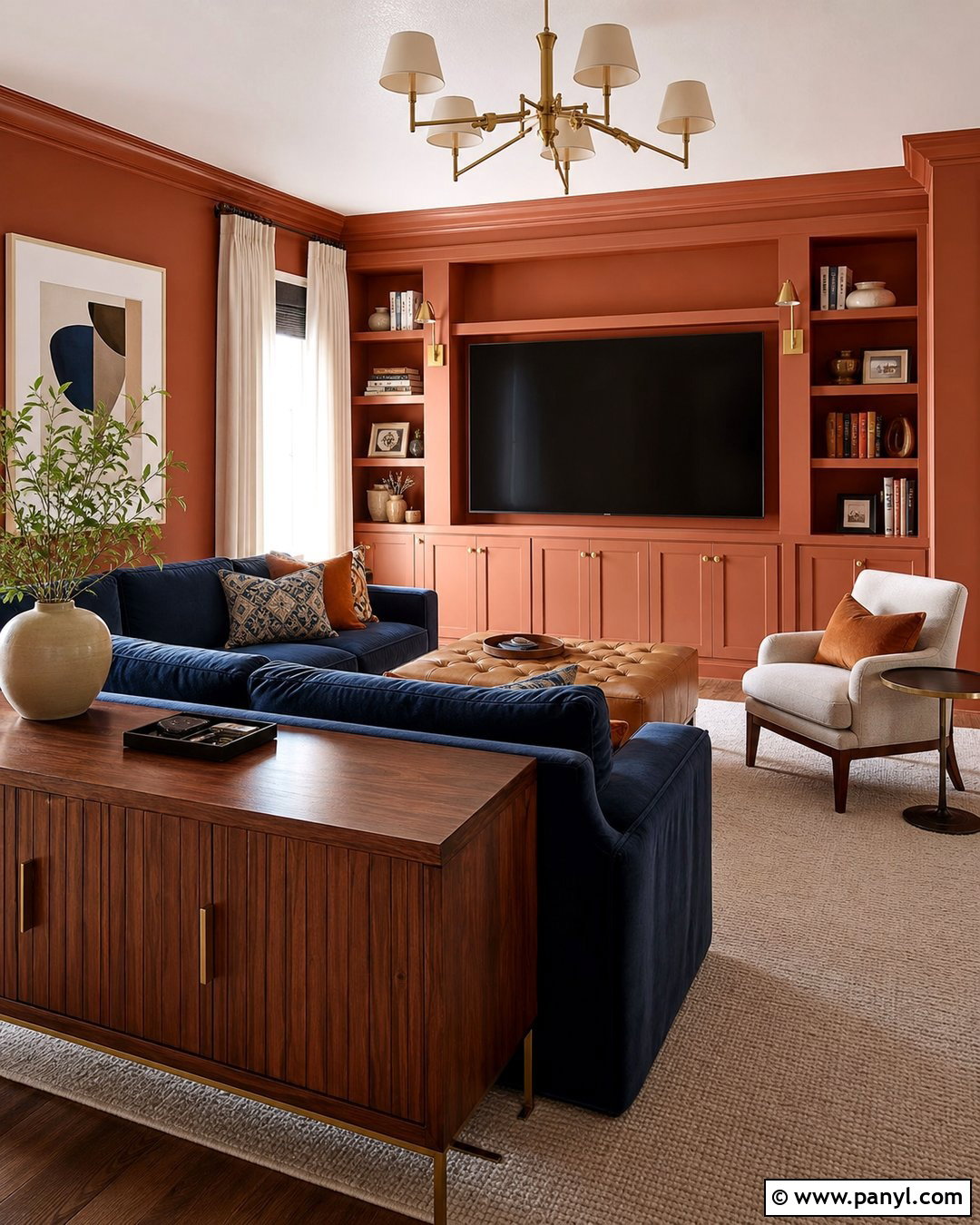 Burnt Orange Wall Color - 35 Best Wall Colors